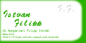 istvan filipp business card